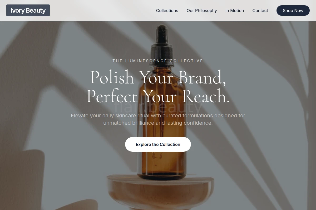Ivory Beauty Products