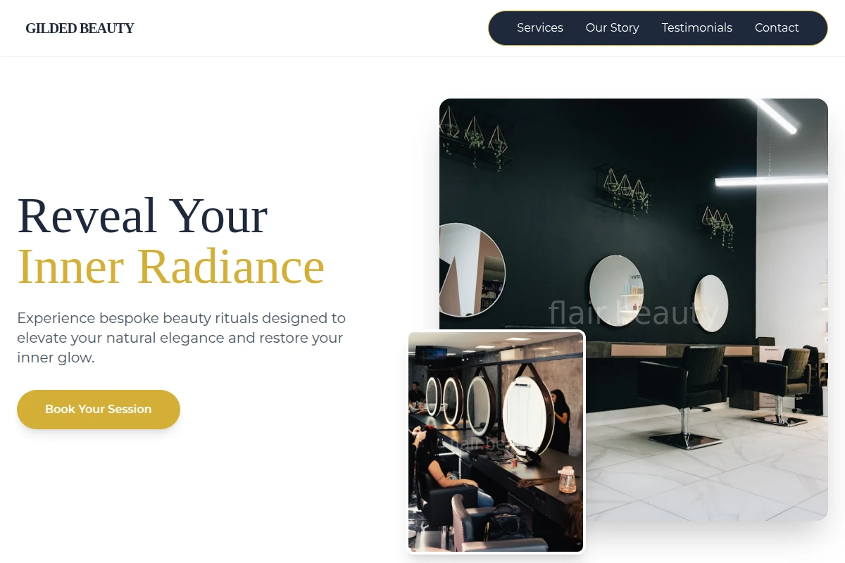 Gilded Beauty Salon